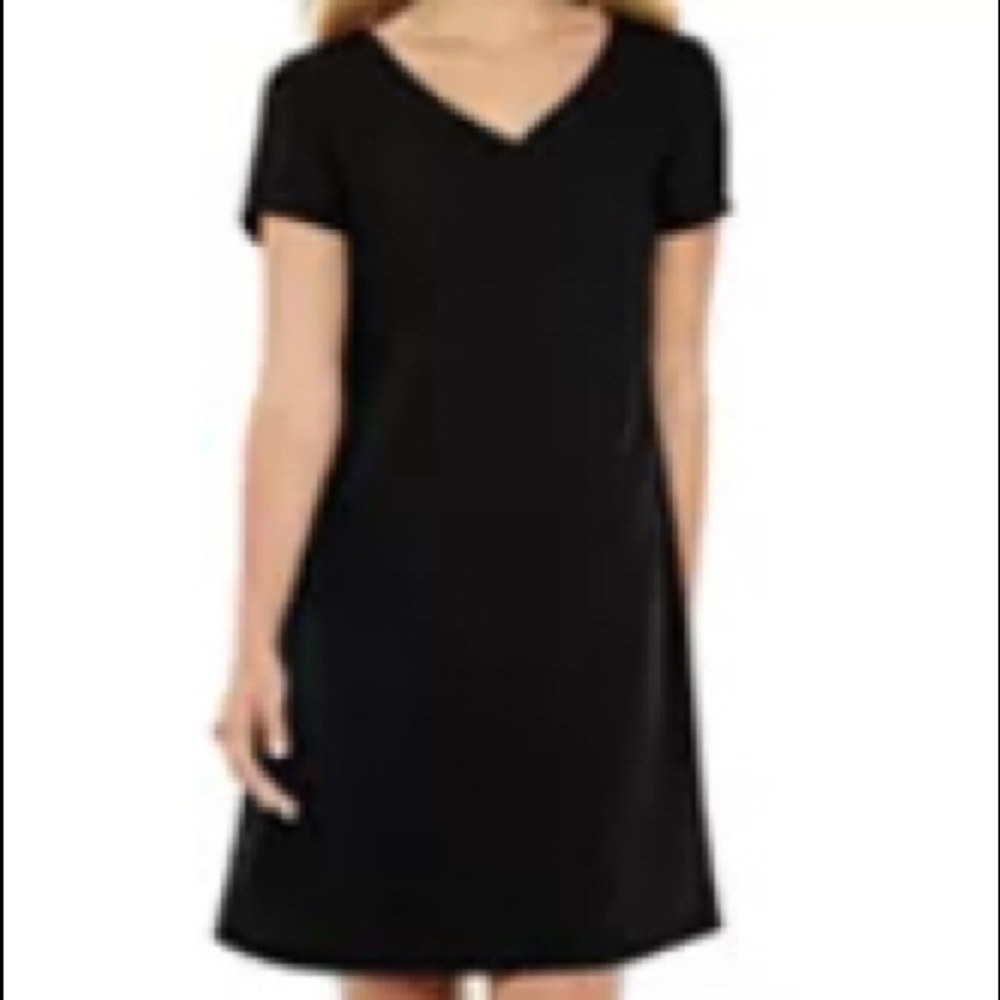 V-neck Shift Dress